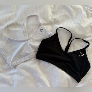 Gymshark Black and White Sports Bras